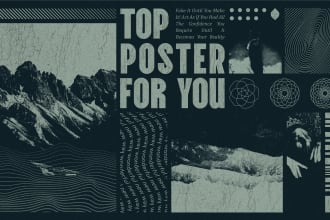 create poster, cover, flyer, aesthetic, brutalism