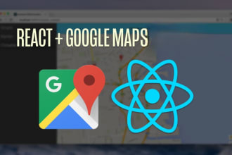 develop an interactive web map using react, mapbox, leaflet