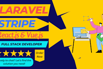 be your expert laravel developer for stripe integration