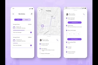 build and design live location app gps tracking for android and IOS