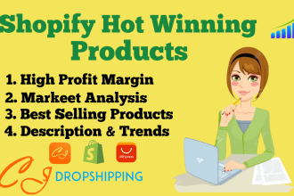 find hot winning shopify products or aliexpress products