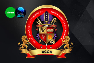 design a magnificent church seal, apostle or bishop seal logo