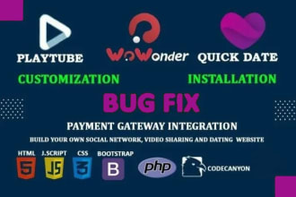 fix and install wowonder php script and add new features