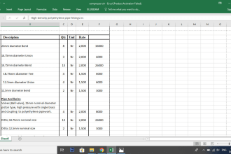 do materials take off, quantity take off and cost estimation