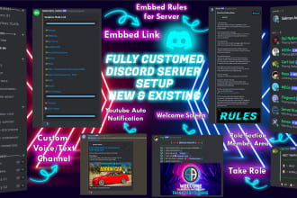 setup fivem shop discord server within 48hours