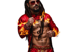create realistic custom portrait renders for wwe 2k25