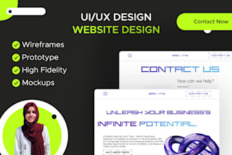 do professional responsive UI UX design for your website