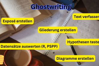 be your ghostwriter for your scientific text