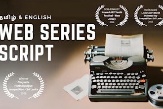 write series script for web and tv