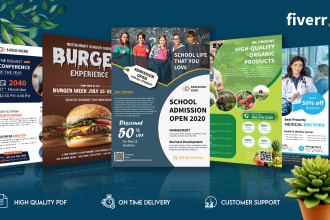 design corporate, retro, church, event, media kit, eddm, club, real estate flyer