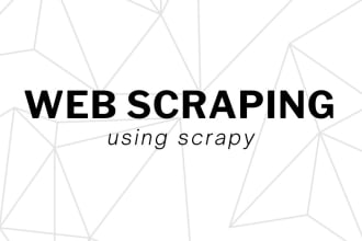 scrape data from e commerce websites using scrapy