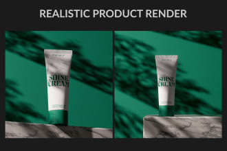 do 3d product modeling and realistic rendering