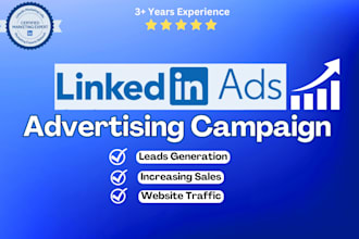 setup and manage targeted linkedin ads campaign