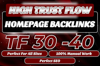 boost your website ranking with high trust flow backlinks
