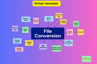 do pdf to word, pdf to excel, file convert