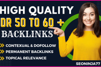 make white hat off page seo backlinks on high domain rating sites