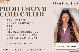 do telemarketing and cold calling for you