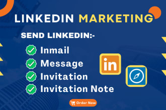 send linkedin inmail, invitation, create targeted lead list