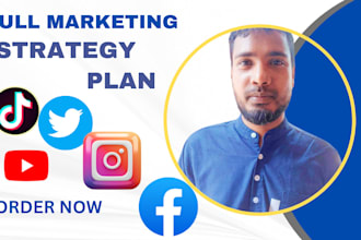 create a digital marketing strategy and full plan