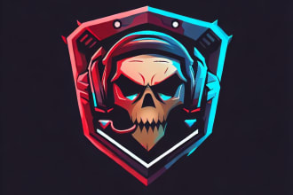 design a gaming logo for youtube, twitch, facebook, twitter