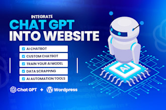 integrate chatgpt openai api in wordpress website for ai chatbot and auto blogs