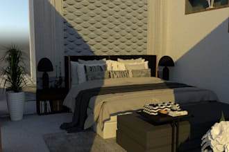 do interior design for bedroom and living room