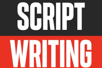 do scriptwriting for youtube cashcow videos