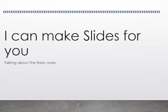 make powerpoint slides for you