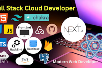 be your full stack cloud developer in nextjs, reactjs, AWS