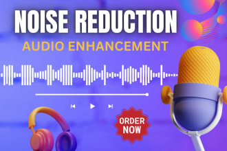 remove background noise and audio clean up