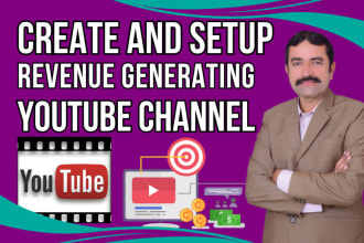youtube channel create and setup, upload video as yt manager