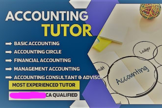 be your accounting and finance tutor