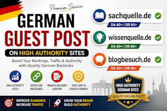 do paid german guest posting on high authority sites with 5k traffic