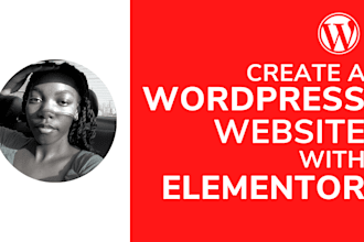 create a wordpress website with elementor