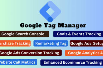 do google tag manager setup, analytics ga4, conversion tracking, looker studio