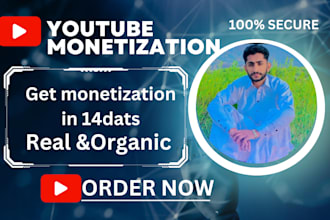 do organic youtube channel monetization promotion