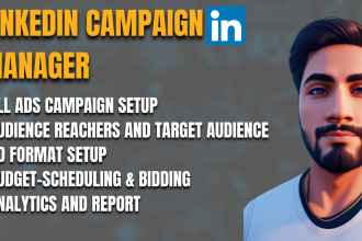 be your linkedin ads campaign manager