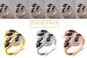 high end jewelry retouching professionally in photoshop super fast