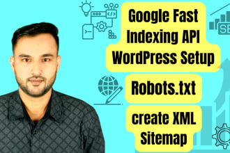 do wordpress indexing create XML sitemap and robots txt