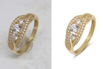 do professional image editing of jewelry retouching in photoshop