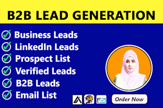 do b2b lead generation, linkedin leads, business email list