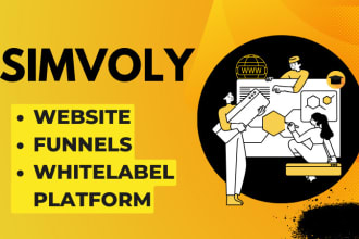 design simvoly websites funnels and whitelabel platform