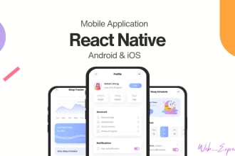 convert your PSD, figma design into react native mobile app