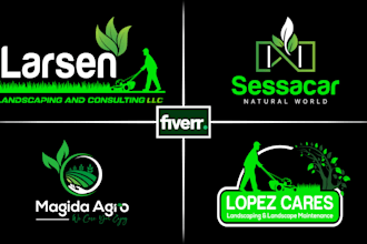 do professional landscape agriculture lawn care logo design