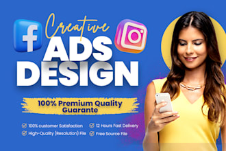 design creative facebook ads, instagram ads design