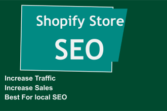 do shopify SEO, boost your traffic, and increase sales, shopify expert