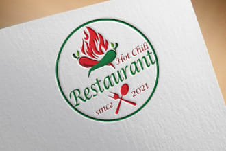 do food drinks BBQ bar bakery catering kitchen cafe and restaurant logo design