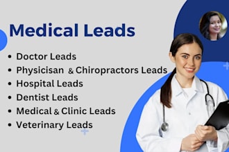 create targeted b2b leads for doctor, dentist, chiropractors contact email list
