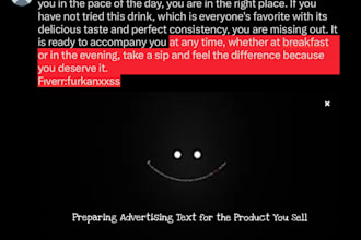 advertisements and text for you
