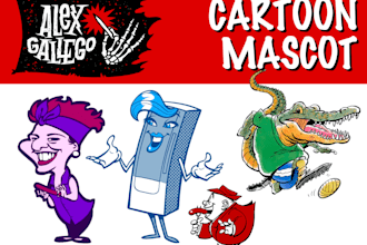 create your business cartoon mascot